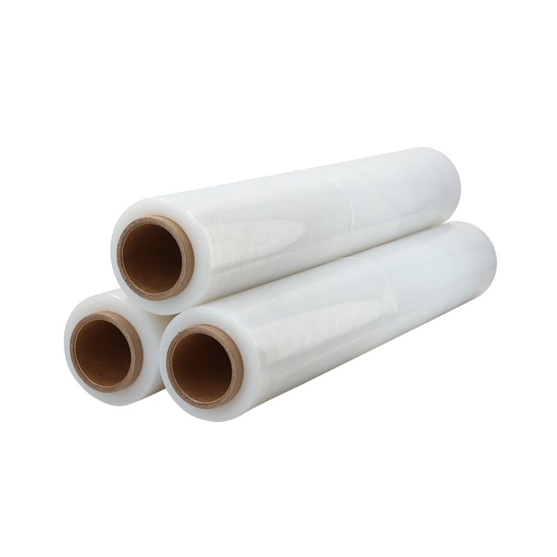 GENERICO - Film Stretch Transparente 1,4kg 275m Pack Mayorista - 3 Uds