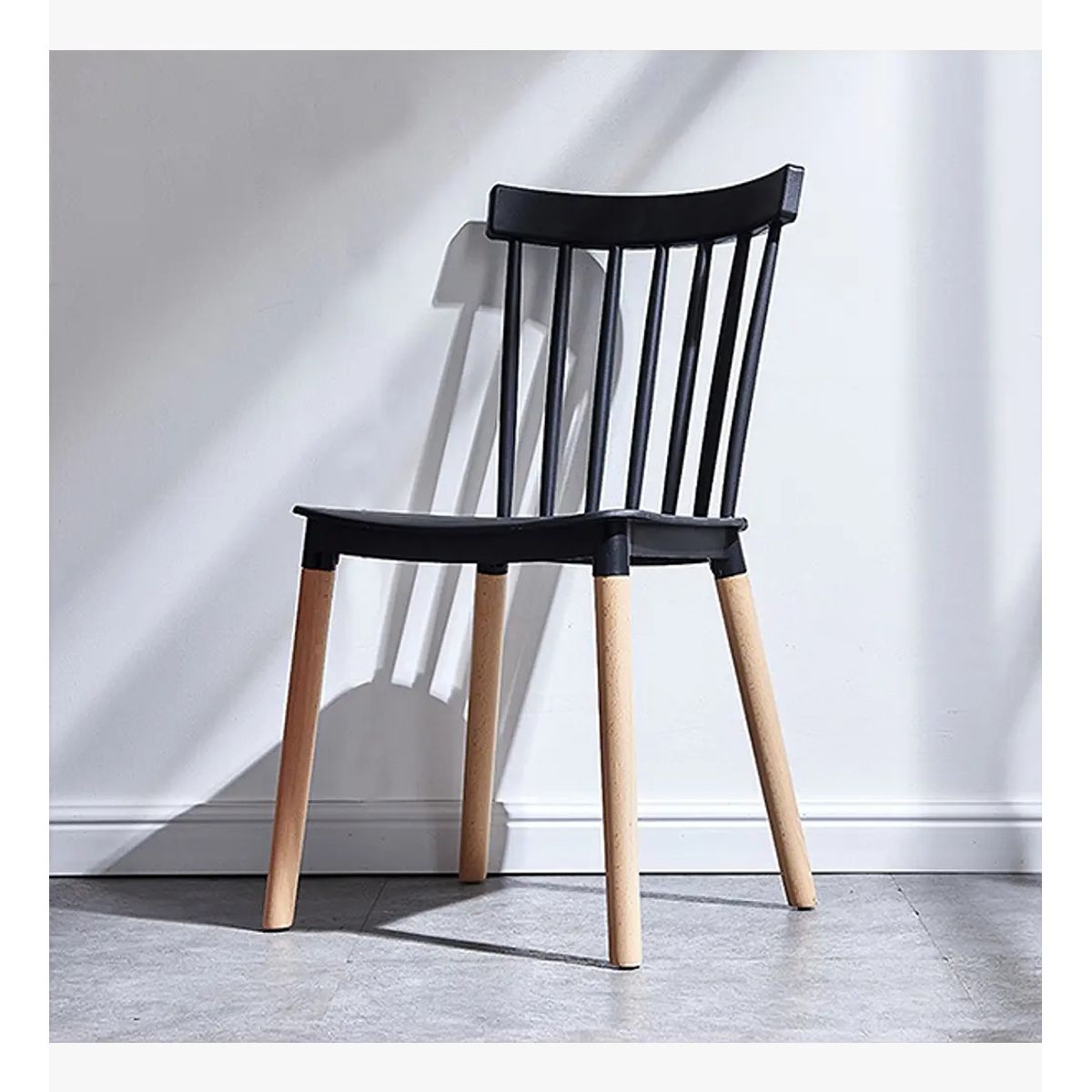 CORI CORI - Silla Windsor - Polipropileno Negro