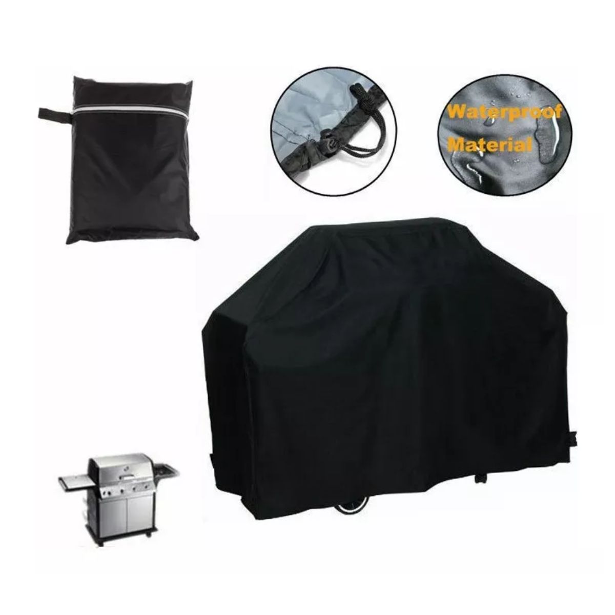 GENERICO - Funda Cubre Parrilla Impermeable  Protección Total para tu Asador  Parrillero Austral
