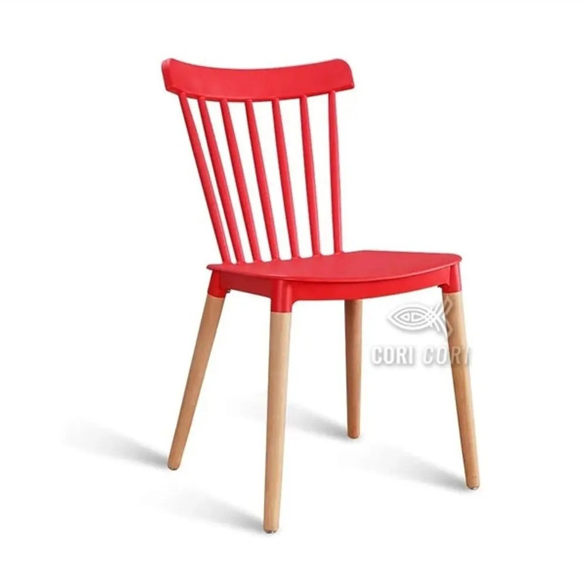 CORI CORI - Silla Windsor - Polipropileno Rojo