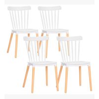 Pack 4 Sillas Windsor Polipropileno