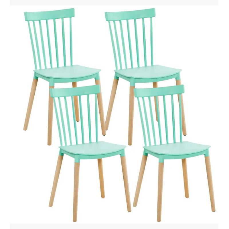 CORI CORI - Pack 4 Sillas Windsor - Polipropileno Menta