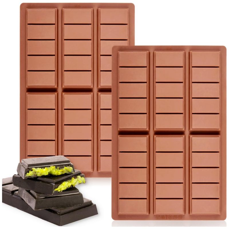 GENERICO - Moldes 6 Espacios Barras de Chocolate