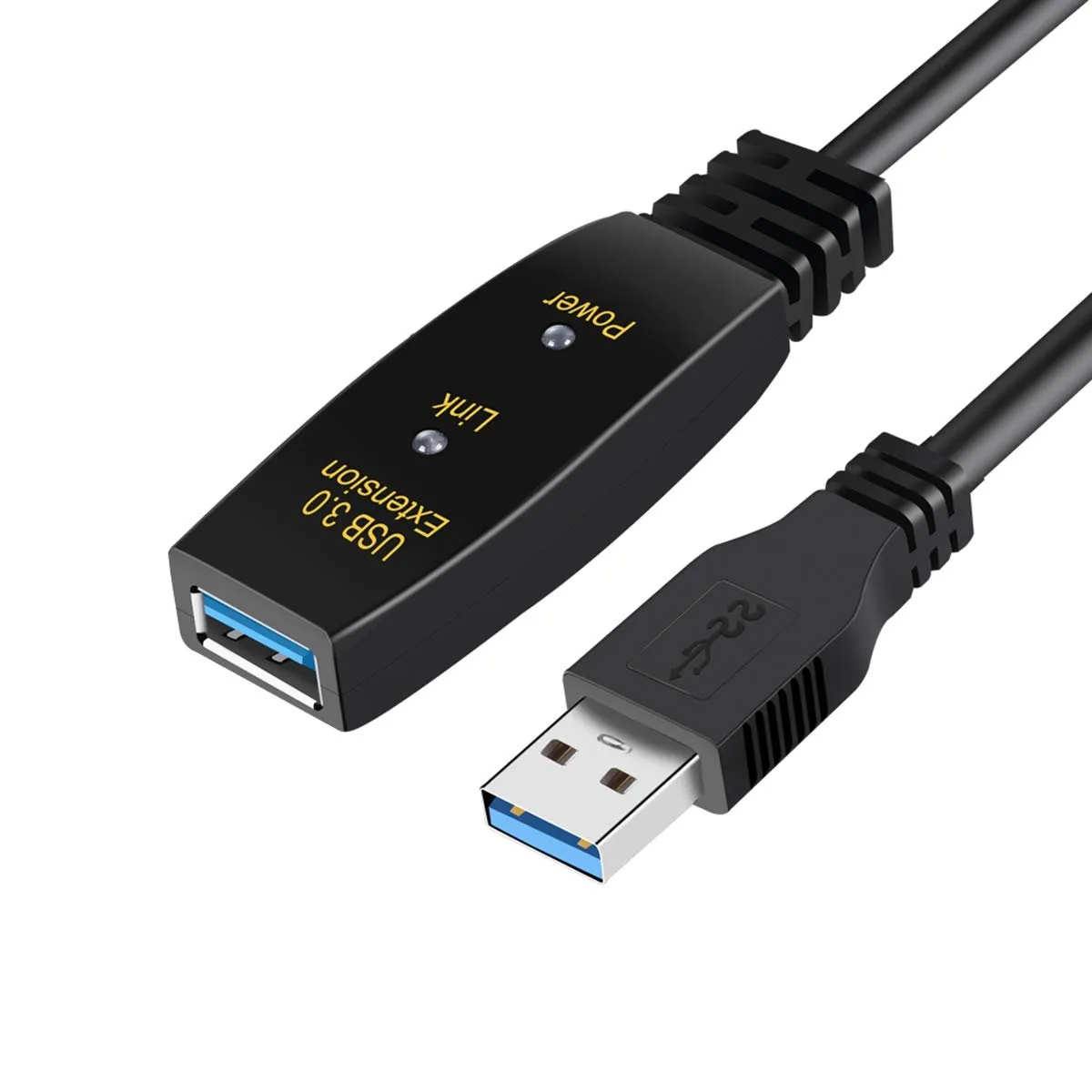 KUANGYE - Cable Usb 3.0 Extension Activo Macho Hembra 5mts
