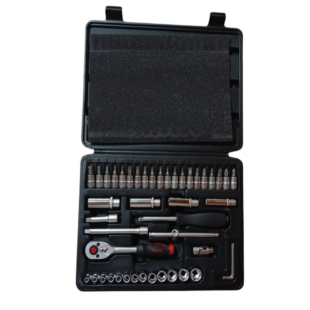 FORCE - Juego de dados mando 1/4 hexagonales de 46 piezas marca force 2461-5