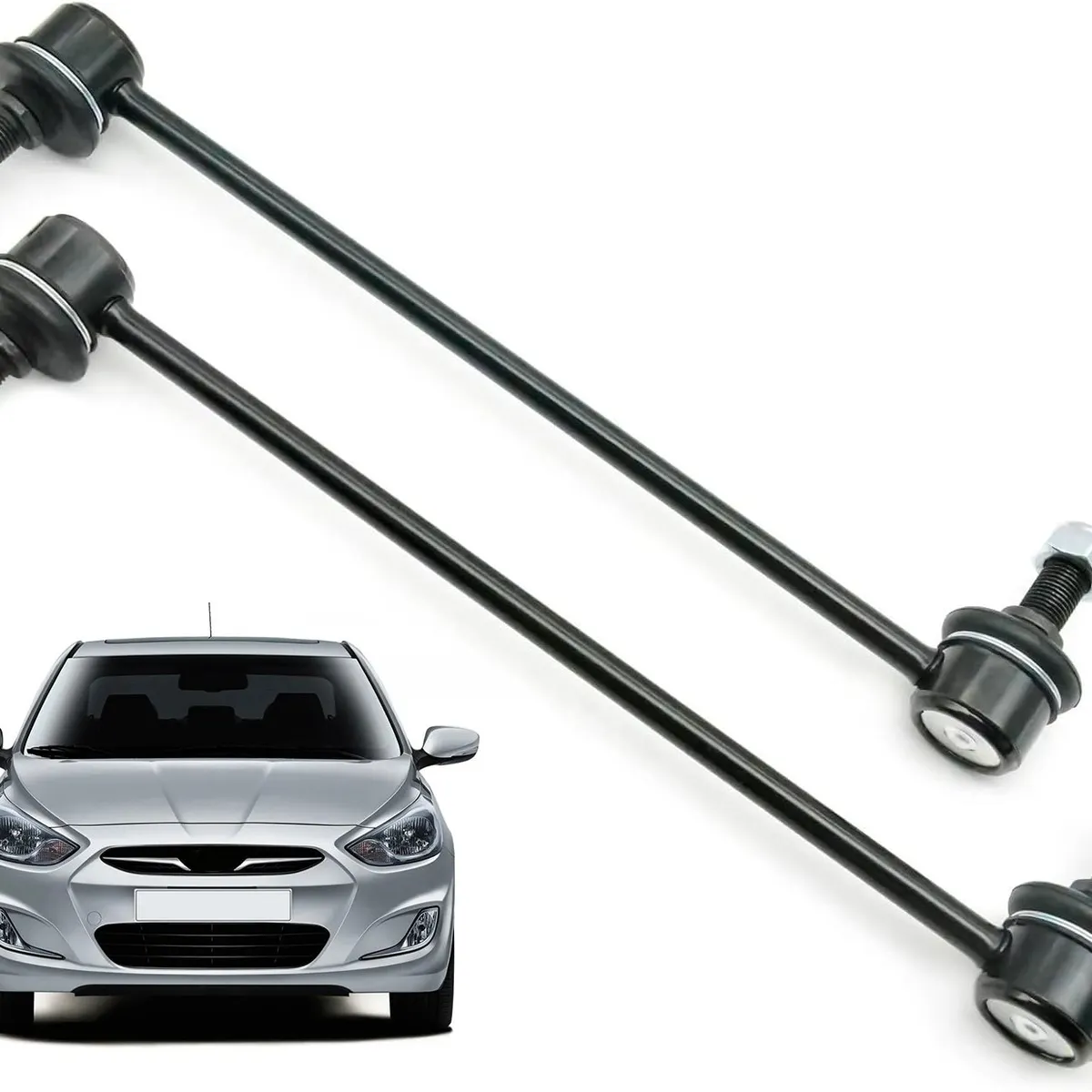 KUANGYE - 2 x Barra Rstabilizadora Para Hyundai Accent Rb 2011-2021
