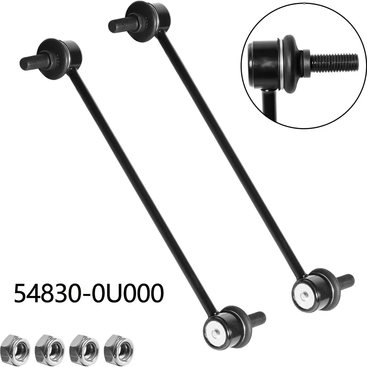 KUANGYE - 2 x Barra Rstabilizadora Para Hyundai Accent Rb 2011-2021