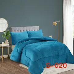 ANGELES DEL HOGAR - COBERTOR PLUSH CON CHIPORRO 2 P AZUL