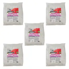 MOHICAN - PROMO 5X FERTILIZANTE FLOR Y PLANTA ÁCIDA BOLSA 1 KG