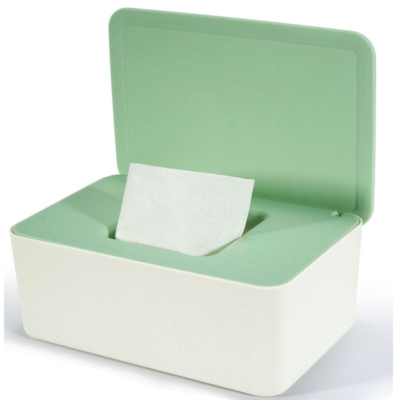 GENERICO - Blanco Caja De Almacenamiento Para Toallitas Húmedas