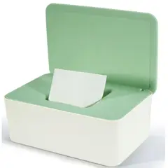 GENERICO - Blanco Caja De Almacenamiento Para Toallitas Húmedas