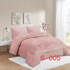 ANGELES DEL HOGAR - COBERTOR PLUSH CON CHIPORRO 2 P ROSA