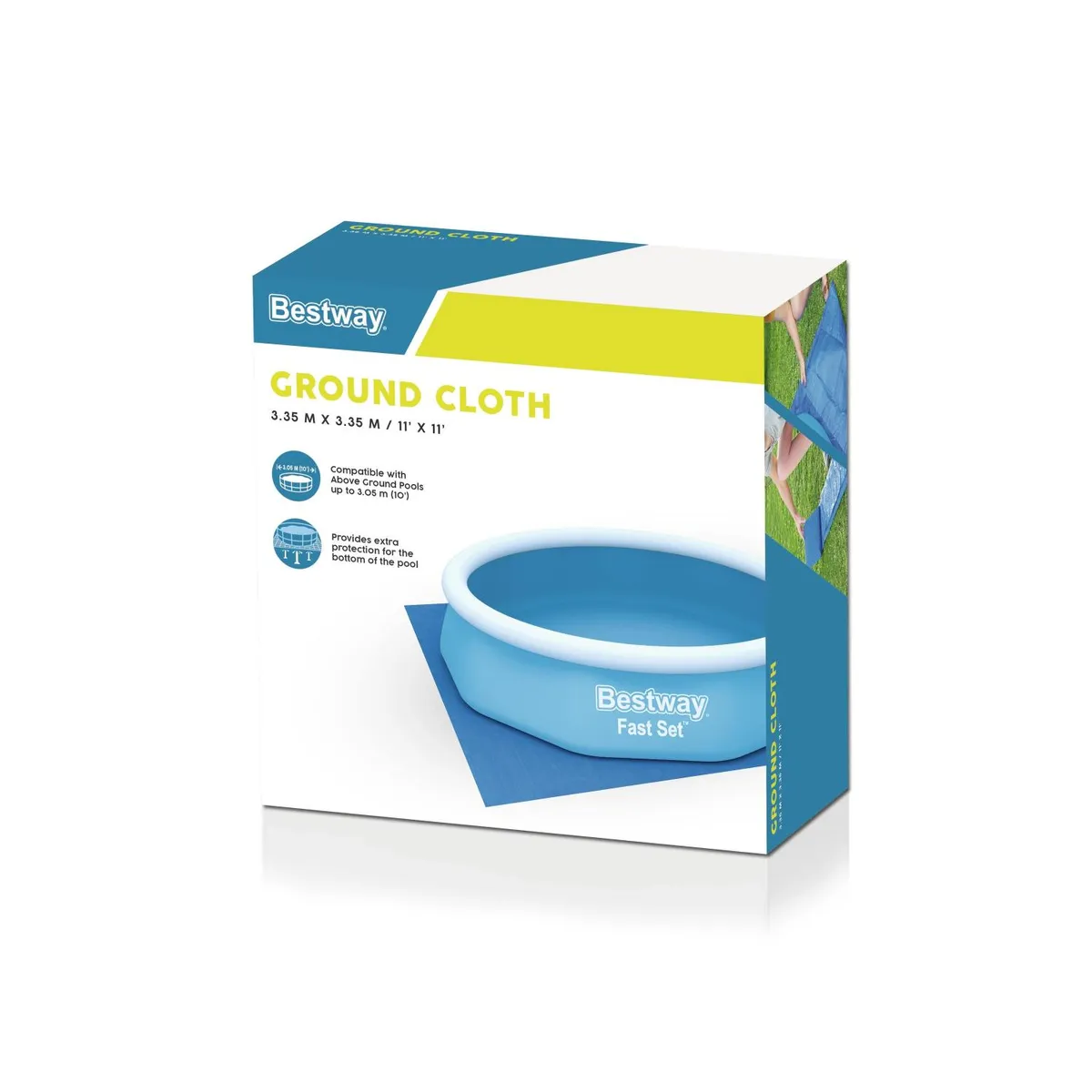 BESTWAY - Lona Cubre Piso Piscina 3.35m x 3.35m Bestway