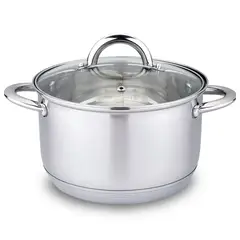 HAUSROLAND - Olla de Acero inoxidable 16 cm 19 Lts