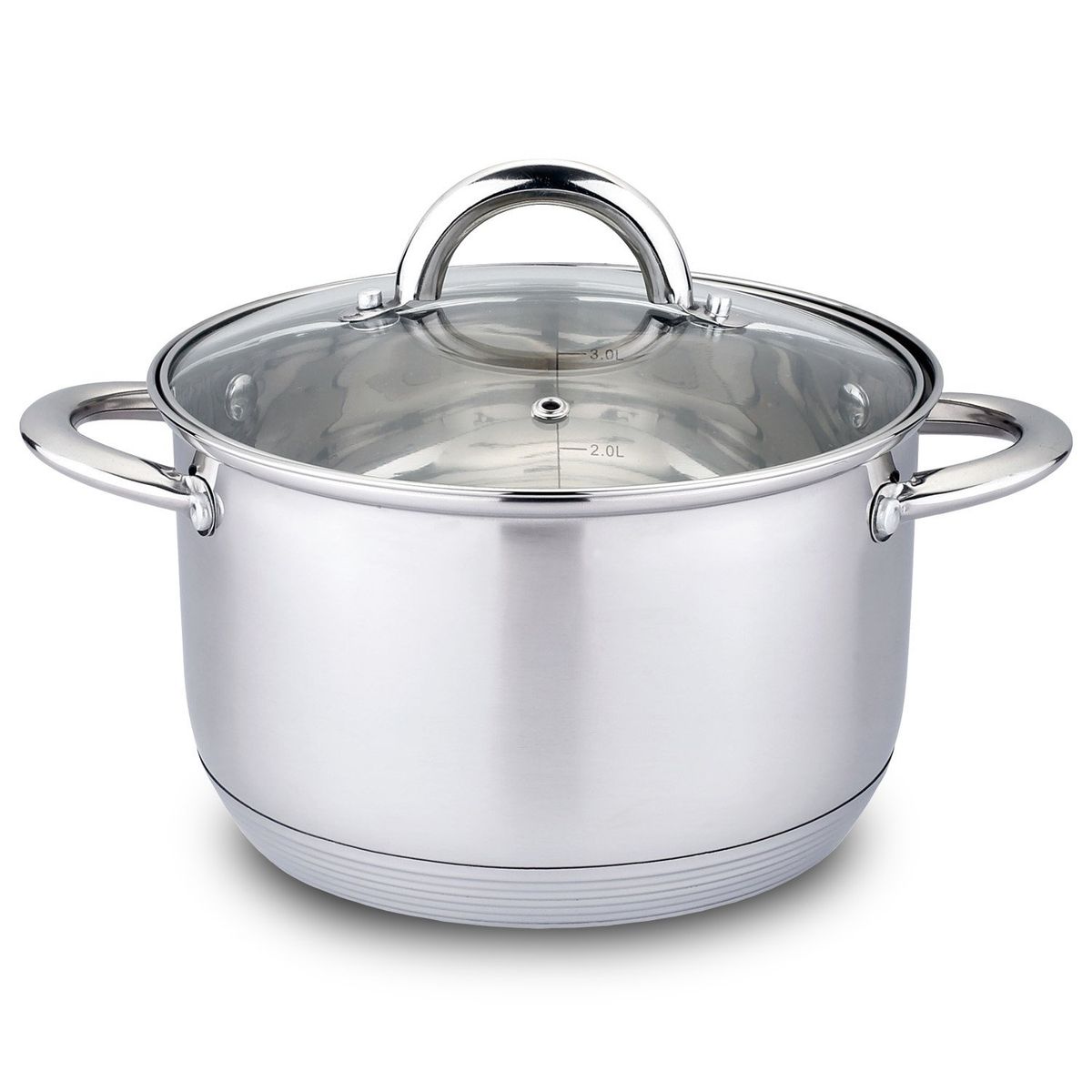 HAUSROLAND - Olla de Acero inoxidable 24 cm 61 Lts.