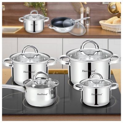 Imagen 2 del producto Batería 12 piezas acero inoxidable Hamburgo