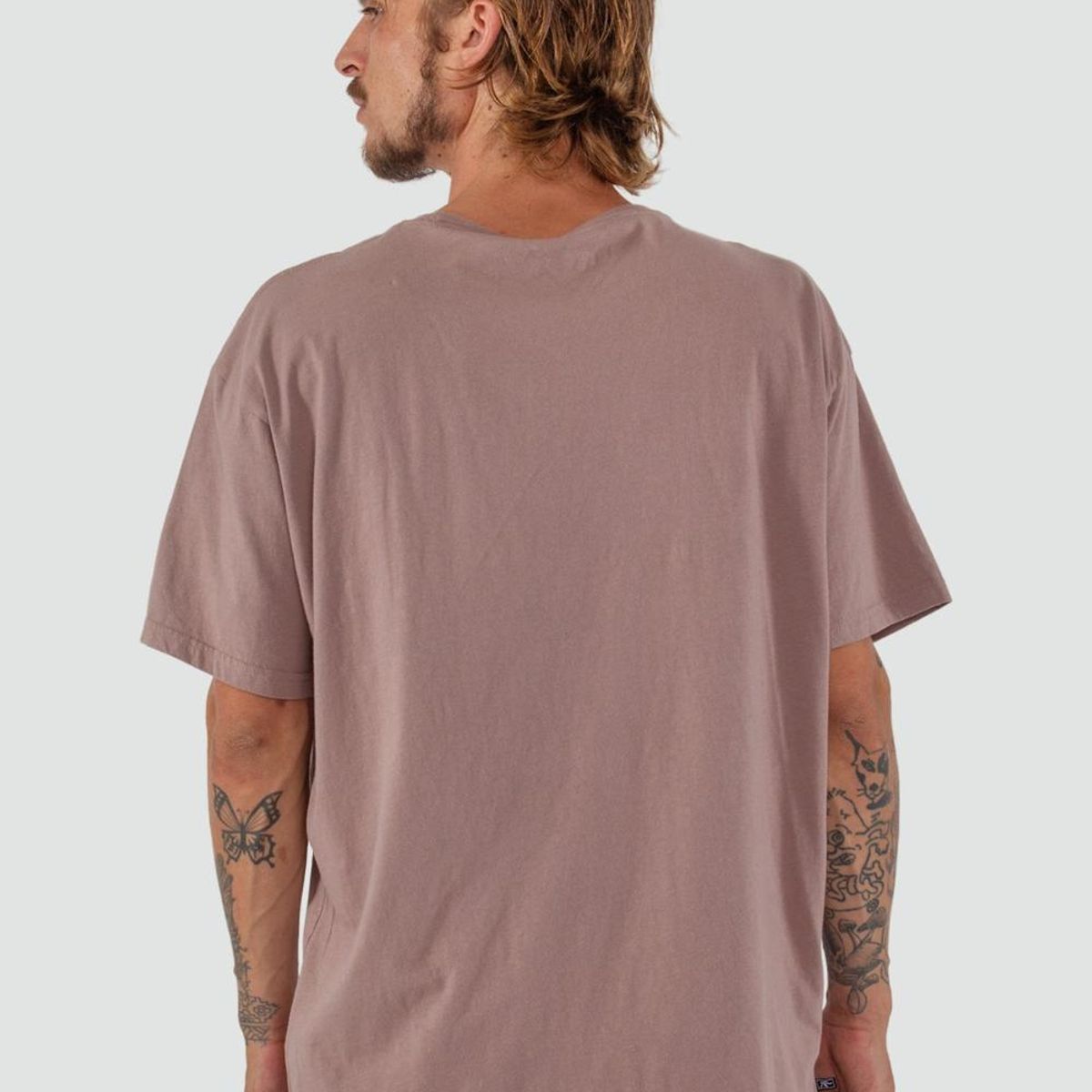 KAYA UNITE - Polera Hombre Woven Lt Malva