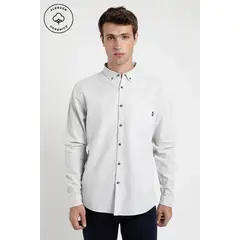 FROENS - Camisa manga larga Lino hielo - Algodón orgánico + lino