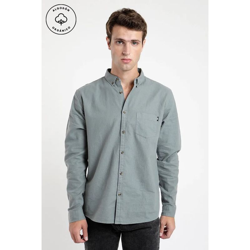 FROENS - Camisa manga larga Lino hielo - Algodón orgánico + lino Froens