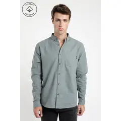 FROENS - Camisa manga larga Lino hielo - Algodón orgánico + lino