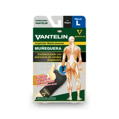 VANTELIN - Muñequeras Estabilizadora L Negra