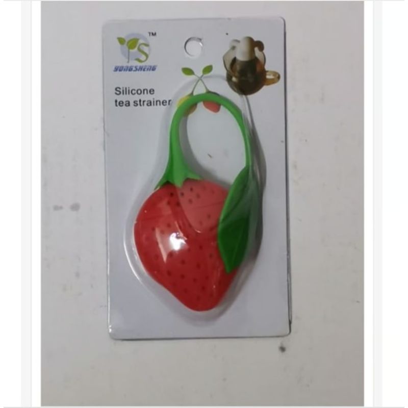 GENERICO - Infusor De Te Silicona Diseño Frutilla