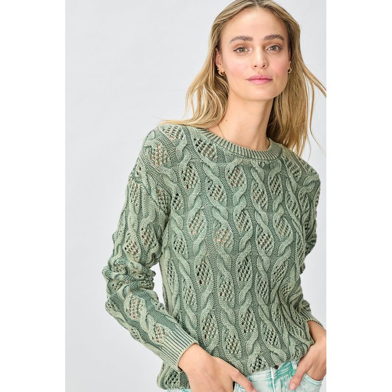 IO - Sweater Verde Musgo Mujer Io