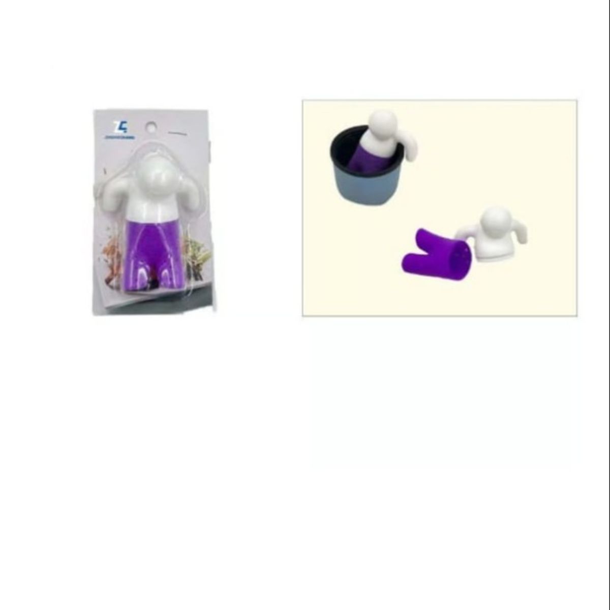 GENERICO - Infusor De Te Silicona Diseño Muñequito