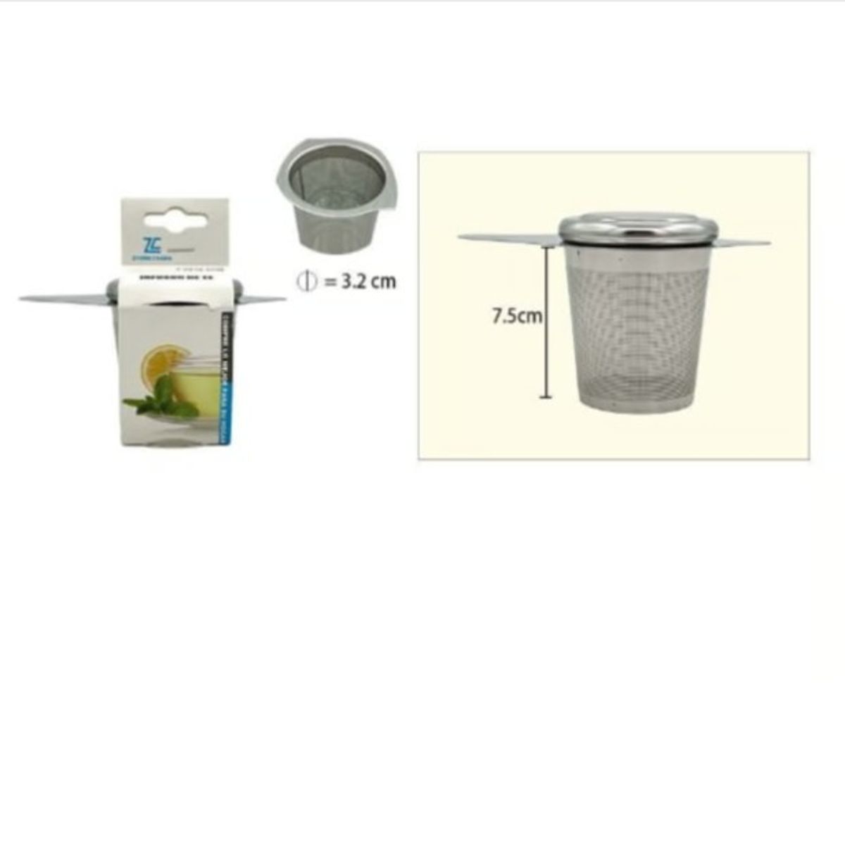 GENERICO - Infusor De Te Acero Inoxidable Cocina 75Cm