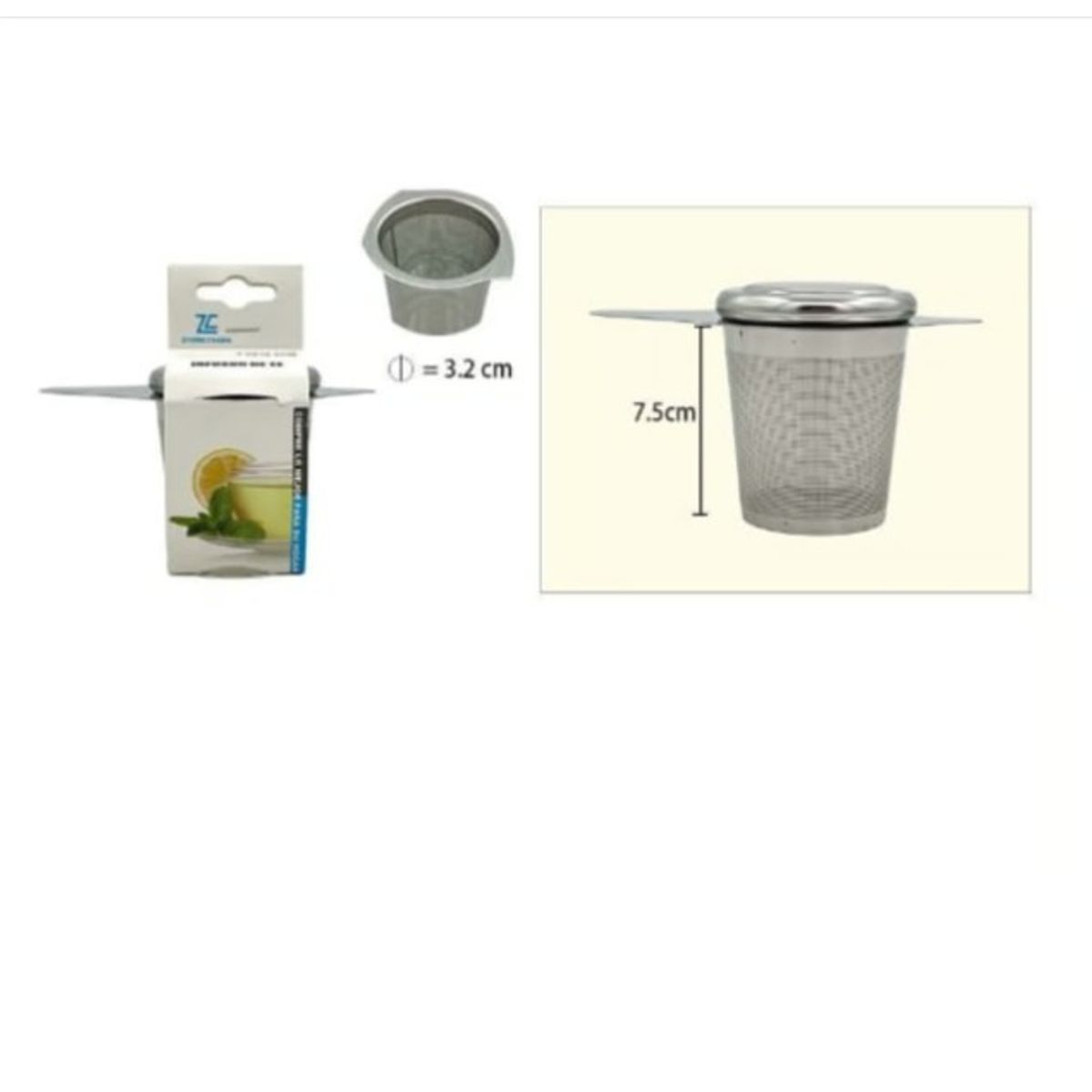 GENERICO - Infusor De Te Acero Inoxidable Cocina 75Cm