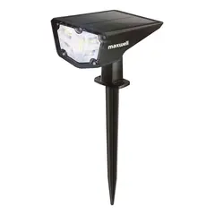 GENERICO - Foco Estaca Led Solar Jardin Maxwell Impermeable Luz Calida