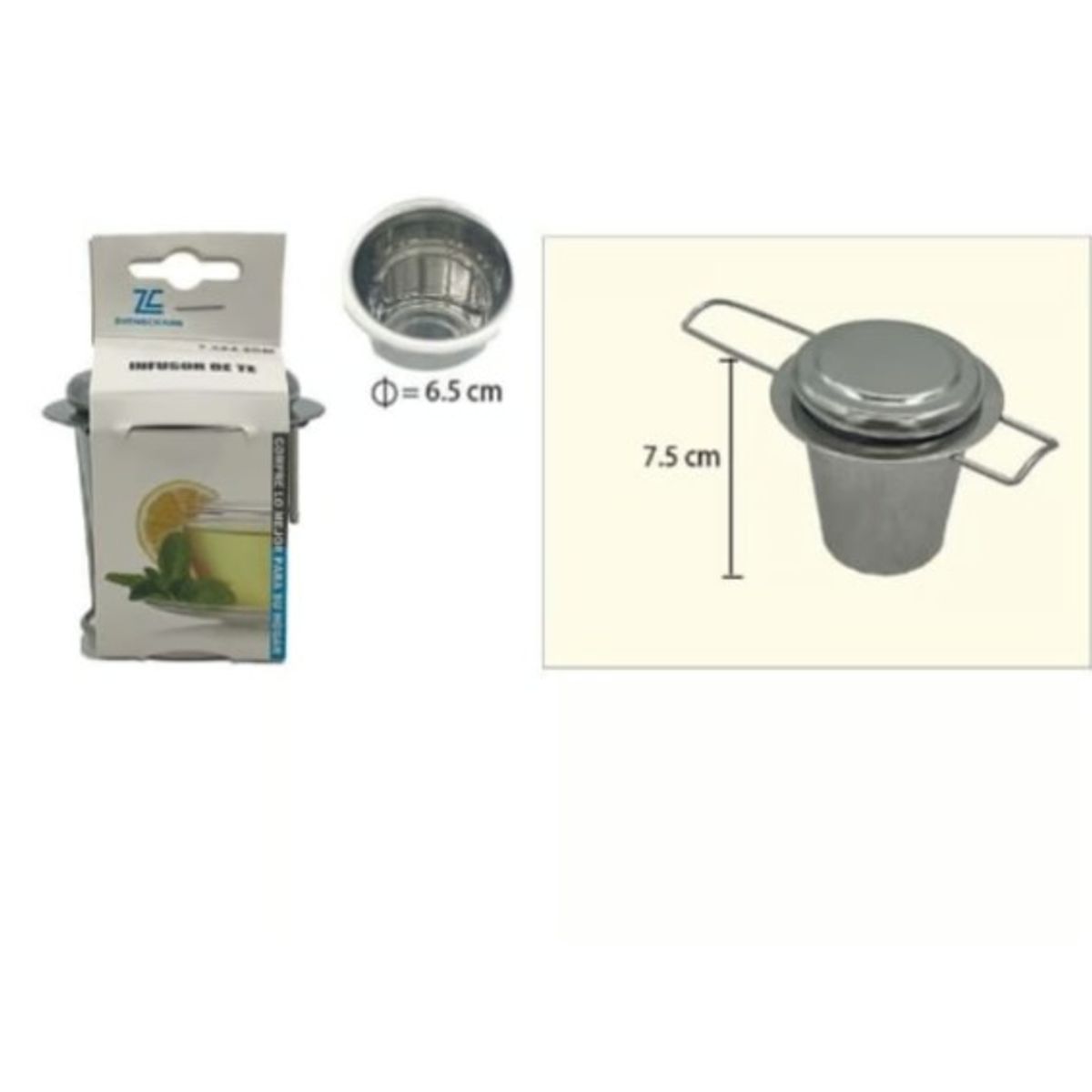 GENERICO - Infusor De Te Acero Inoxidable Cocina 75Cm