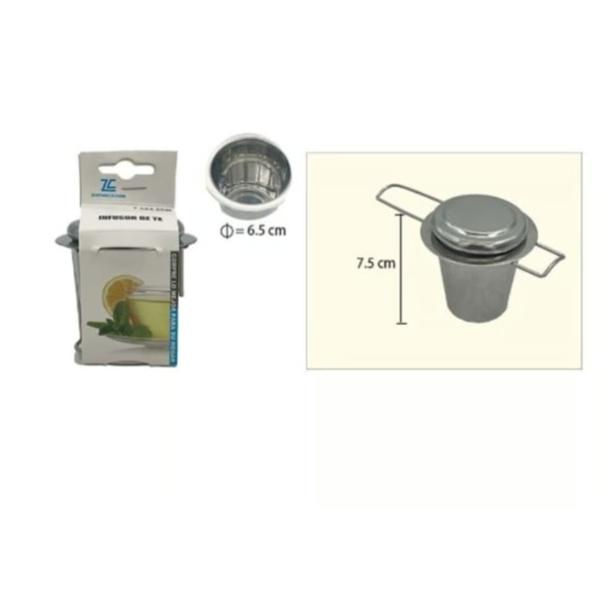 GENERICO - Infusor De Te Acero Inoxidable Cocina 75Cm