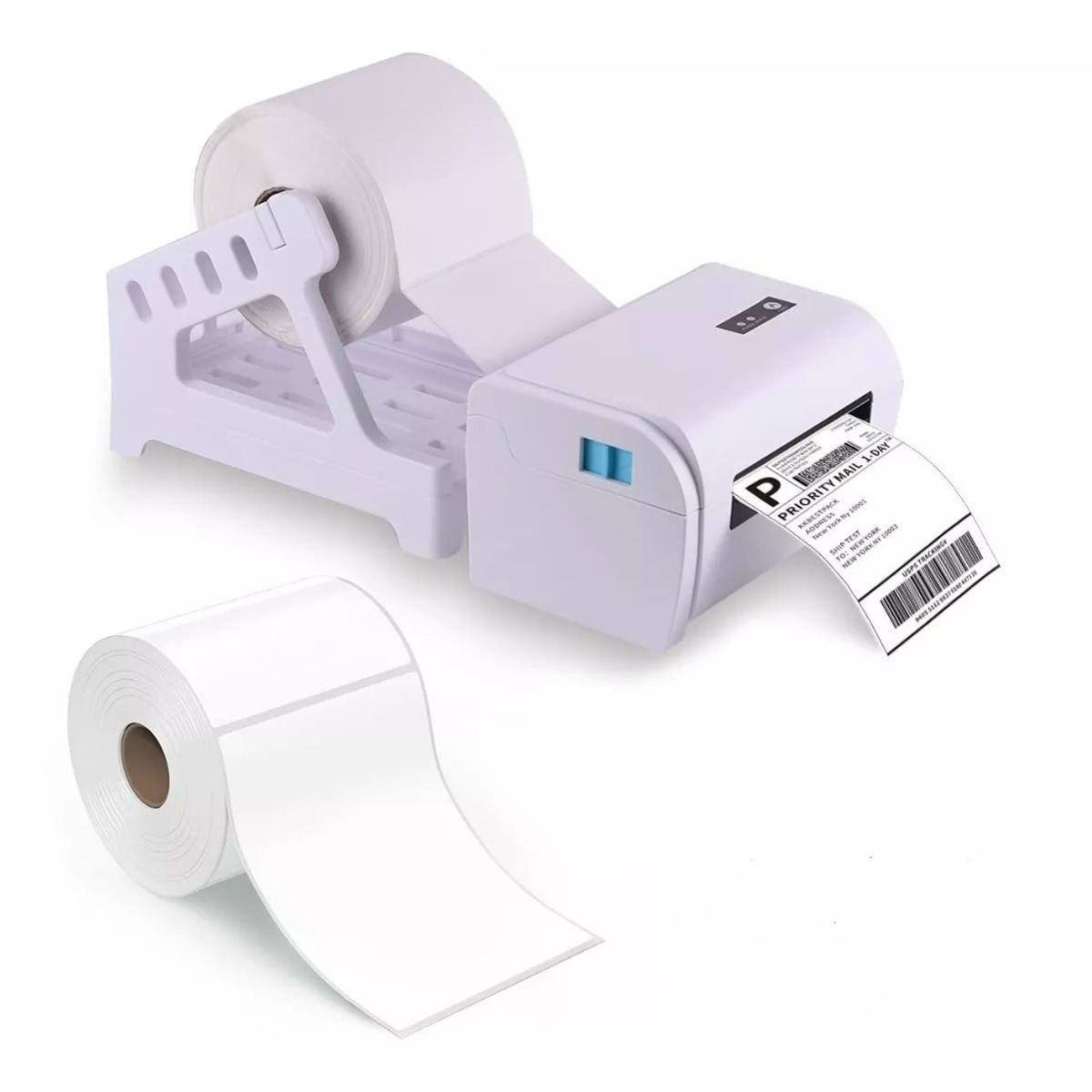 GENERICO - Impresora Térmica Portátil  Etiquetas Adhesiva Usb Con Rollo