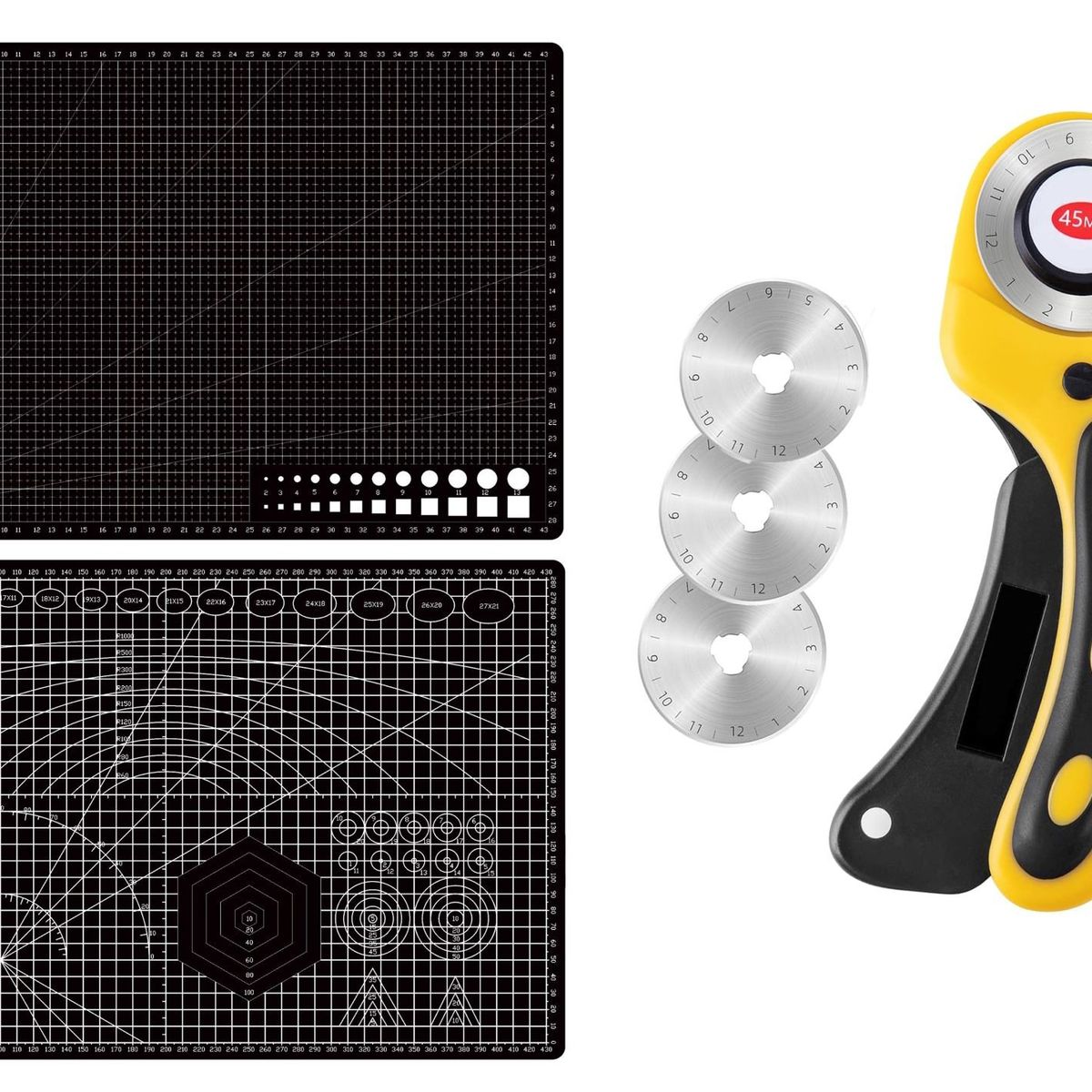 RD - Base Salvacorte A3 30x45cm + Cortador Rotativo + 3c Negro