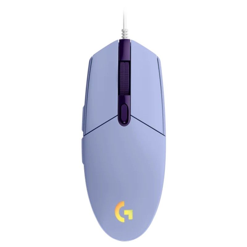 LOGITECH - Mouse Logitech G203 Lightsync Wave Lilac G203 LIGHTSYNC910-005851