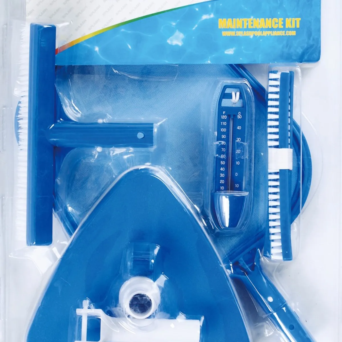 FLOWMAK - Kit limpieza piscina 4 accesorios