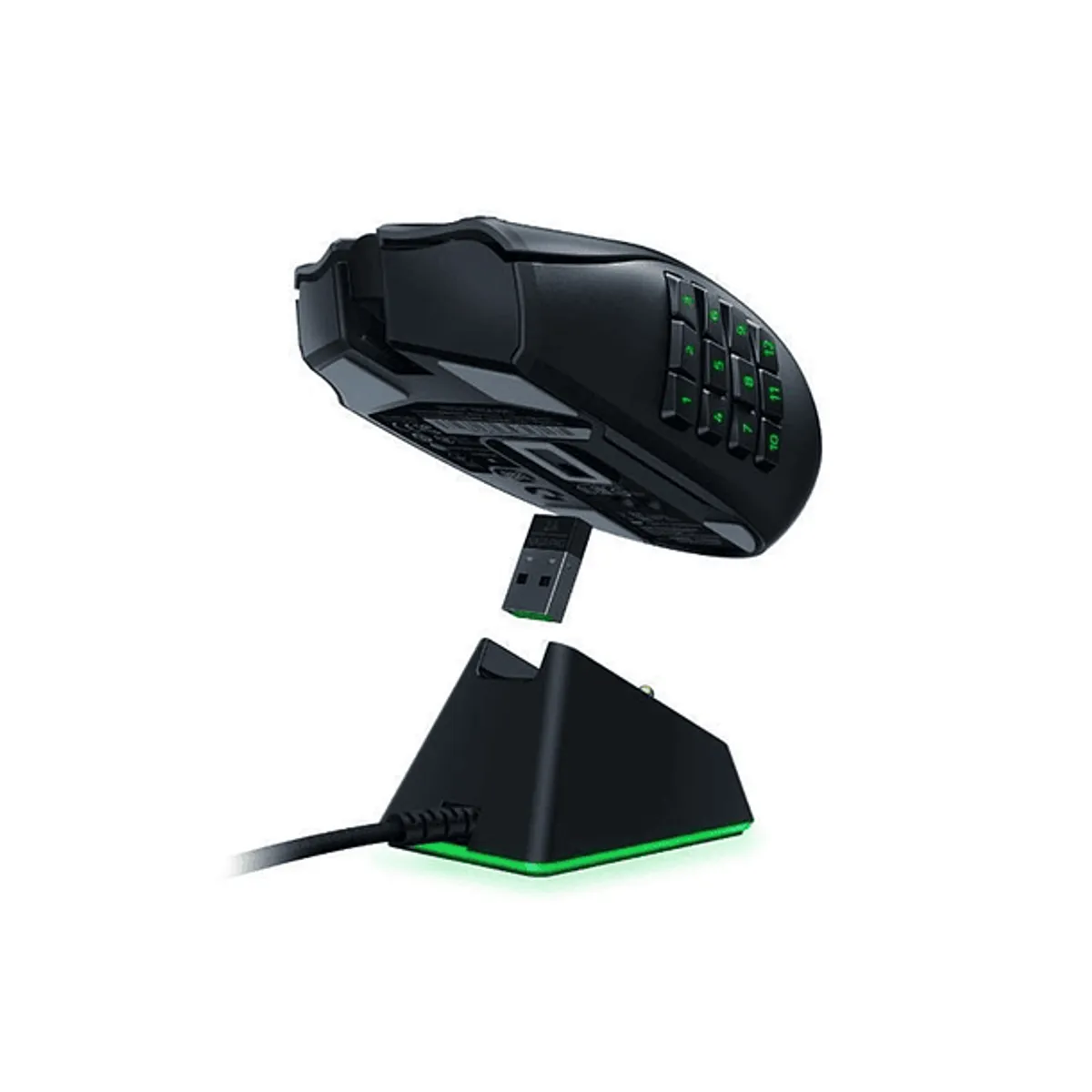 Razer USA - Base de Carga inalámbrica Para Mouse Razer Dock Chroma
