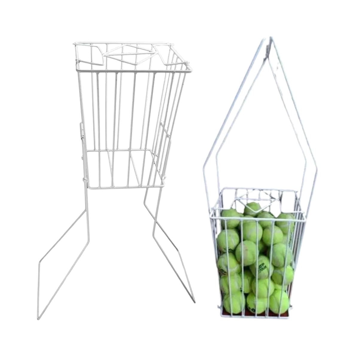 GENERICO - Canasto Para Pelotas De Padel O Tenis Plegable Entrenamiento