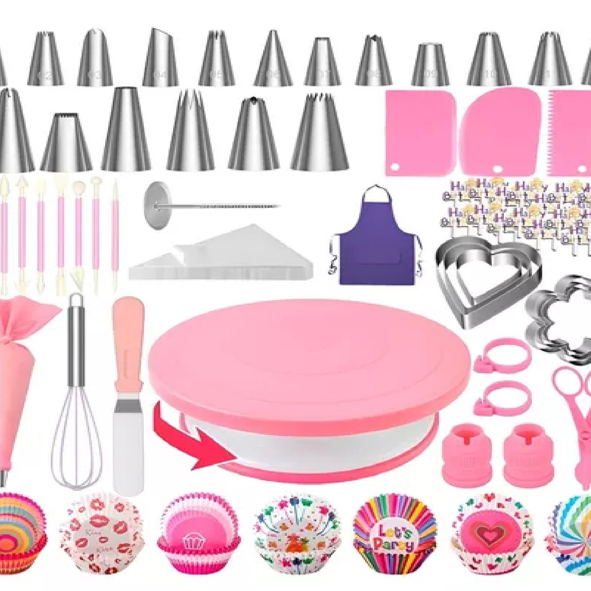 PASTELERIUSCL - Kit Pasteleria Set Reposteria Kit Reposteria Completo 286pcs