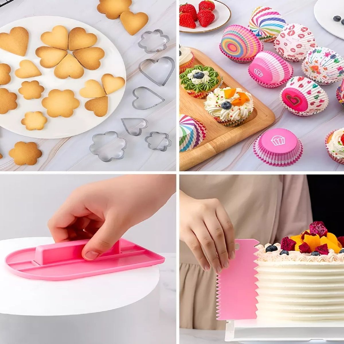 PASTELERIUSCL - Kit Pasteleria Set Reposteria Kit Reposteria Completo 286pcs