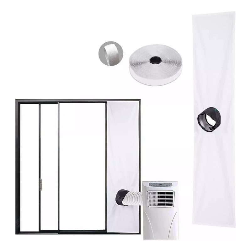 MUNDO MAGIA - Sellado Ventana Aire Acondicionado Sello Ajustable 2m