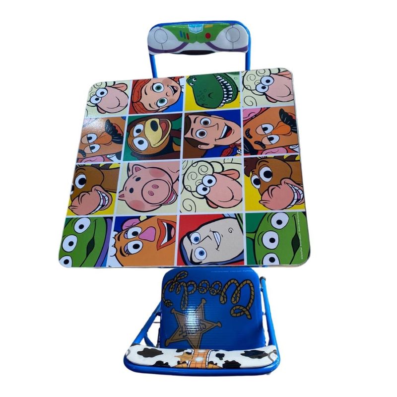 GENERICO - MESA INFANTIL CON SILLAS 60 X 60 cm NIÑO O NIÑA T03