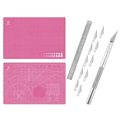 RD - Base Tabla Mat Salvacorte A3 45x30cm+Bisturi+Regla 40cm R