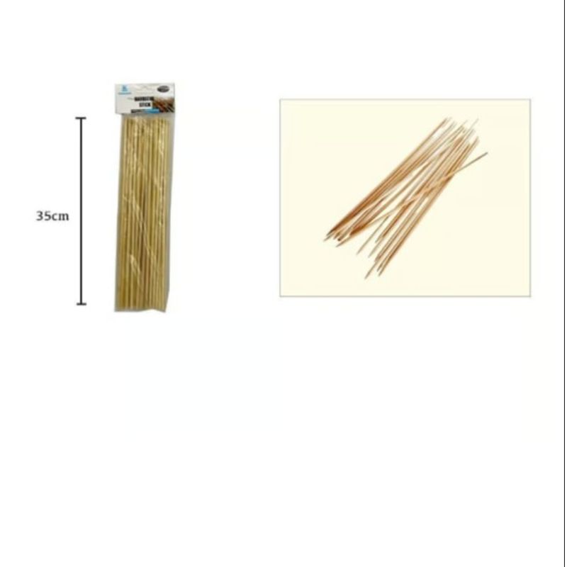 GENERICO - Brochetas De Bambu Para Anticuchos 35Cm