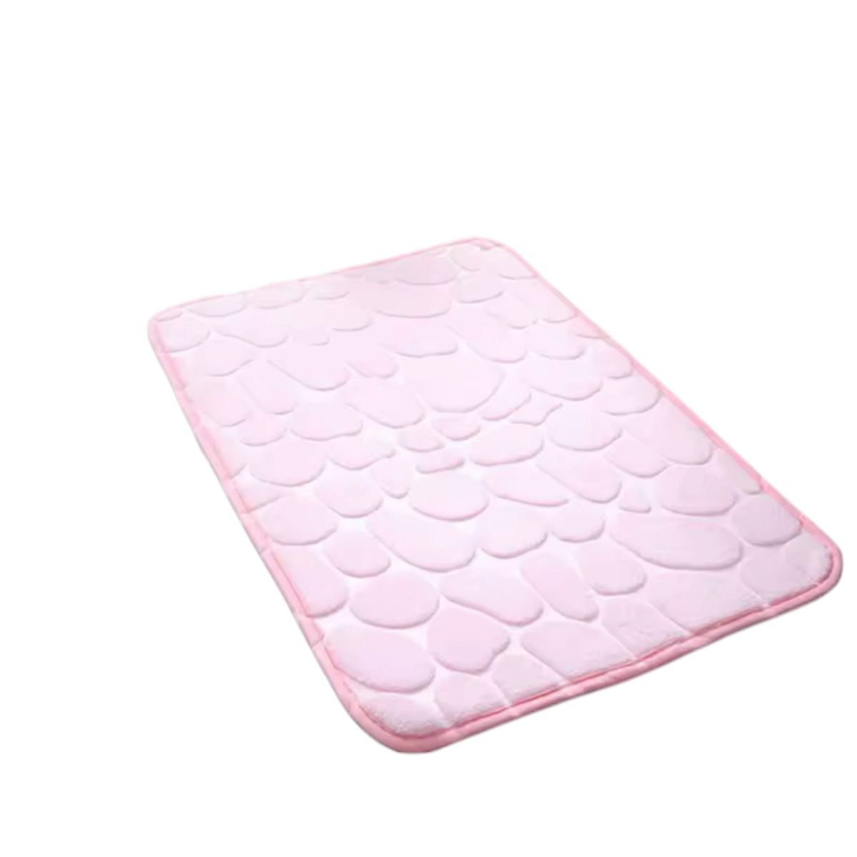 GENERICO - Alfombra Con Diseño Para Baño Rosada