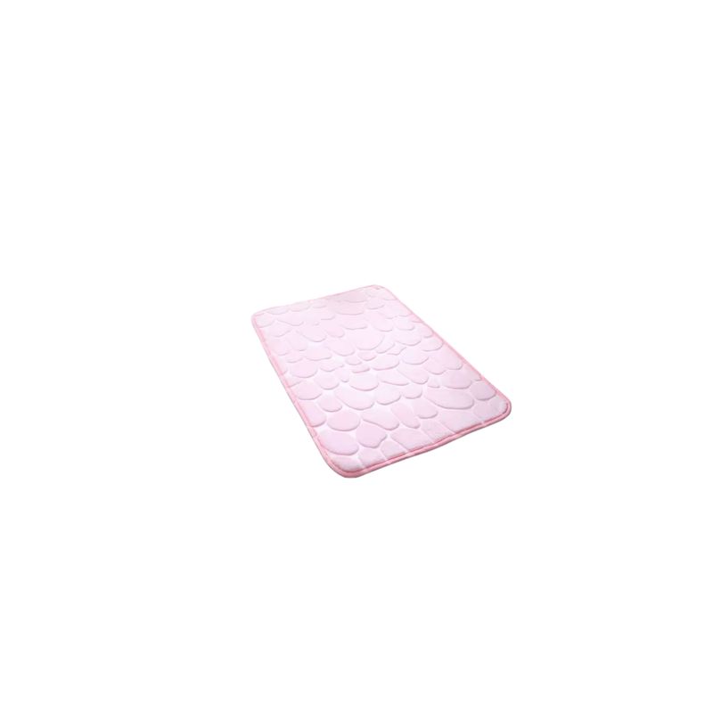GENERICO - Alfombra Con Diseño Para Baño Rosada