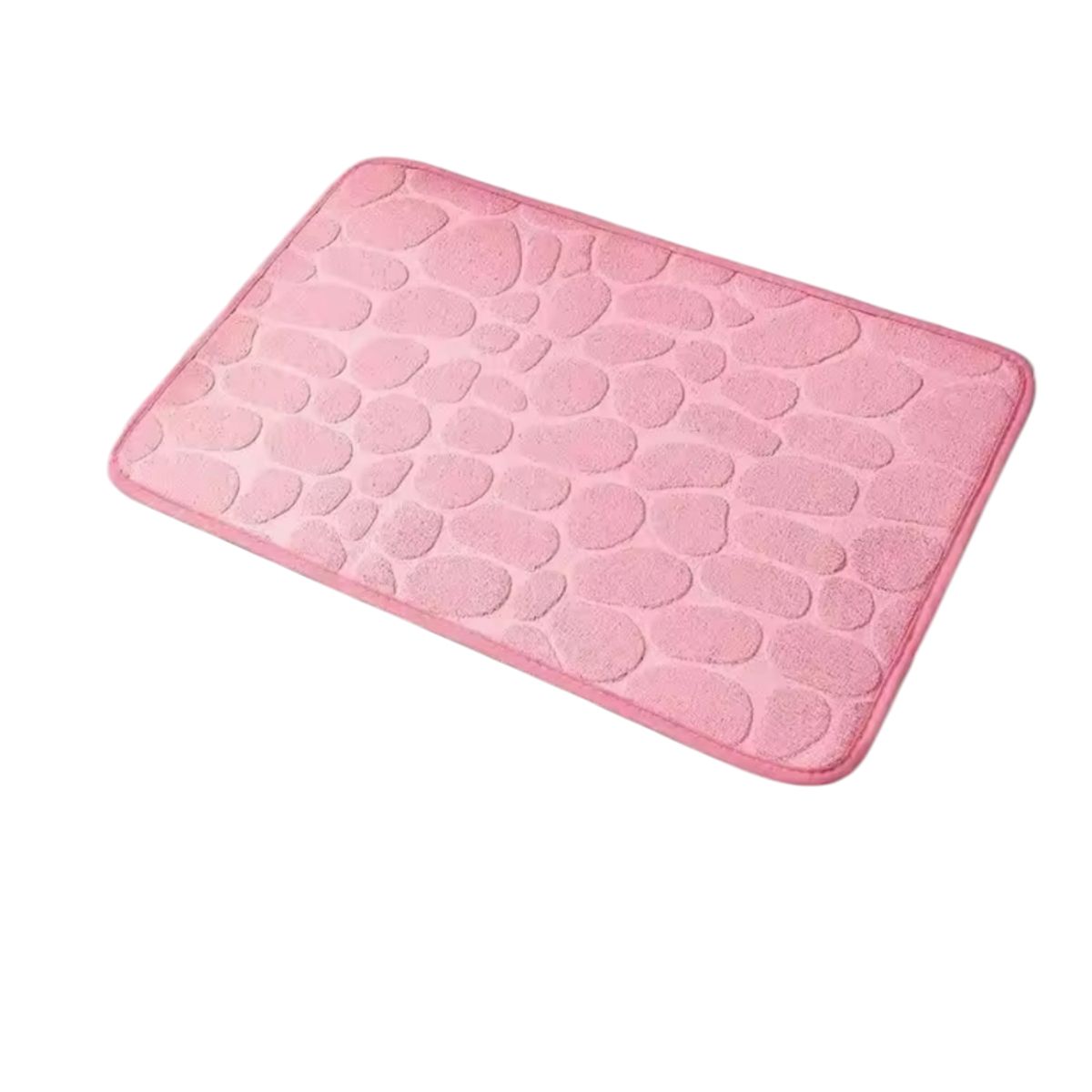 GENERICO - Alfombra Con Diseño Para Baño Rosada