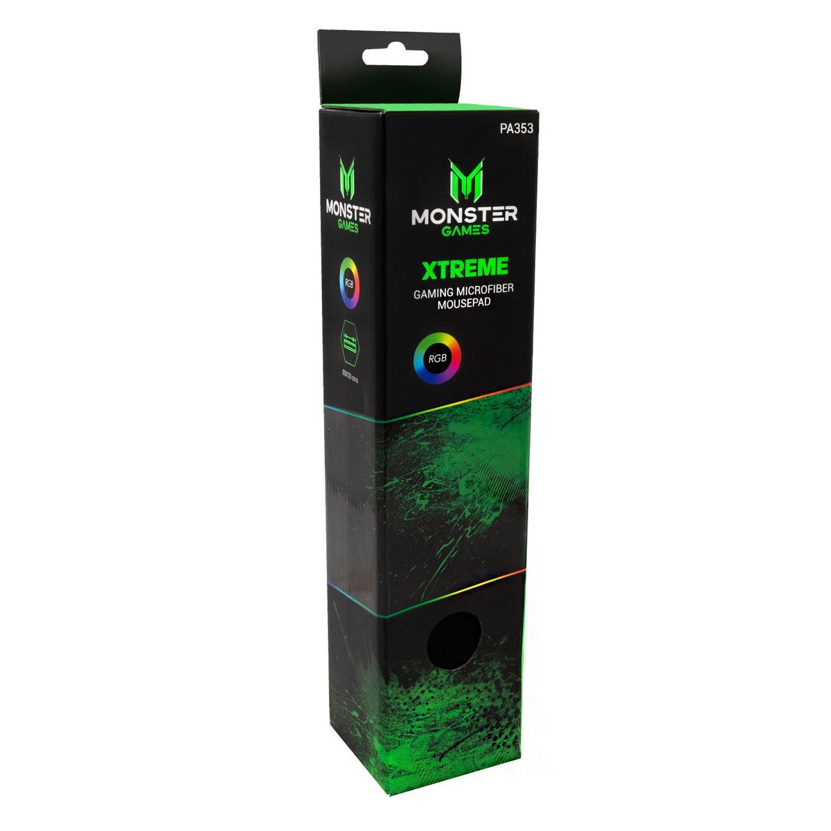 MONSTER GAMES - Pa353 Pad Mouse Monster Rgb 80x30 Open box