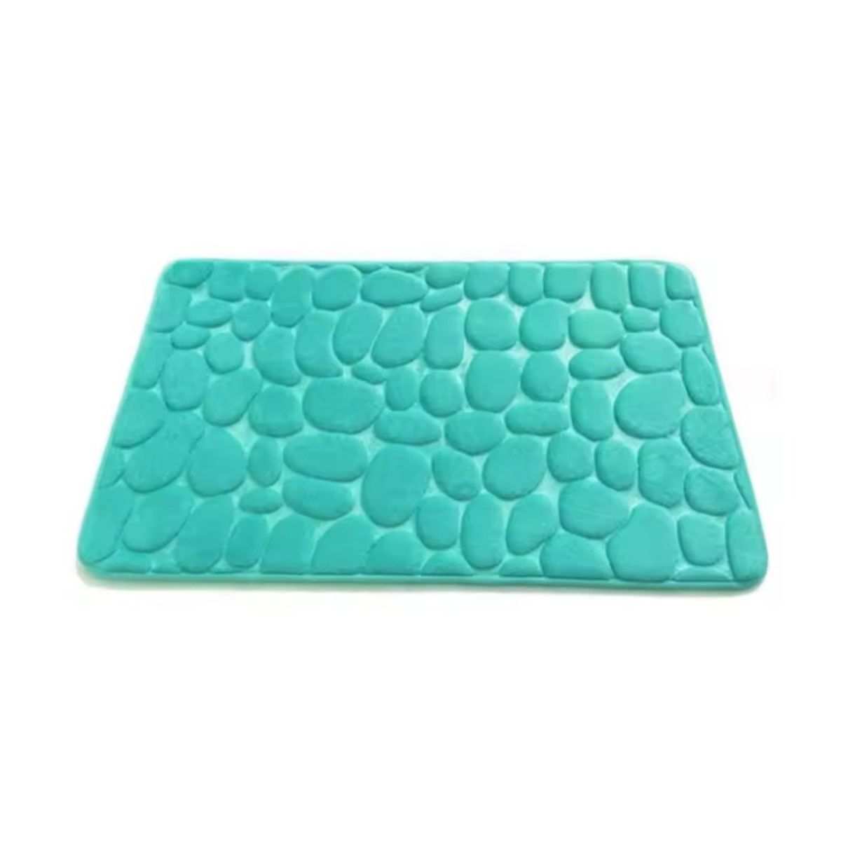 GENERICO - Alfombra Con Diseño Para Baño Verde Agua